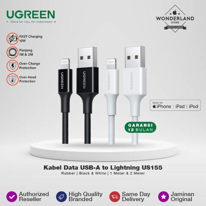 Ugreen Kabel Data USB-A to Lightning MFI Certified Original US155