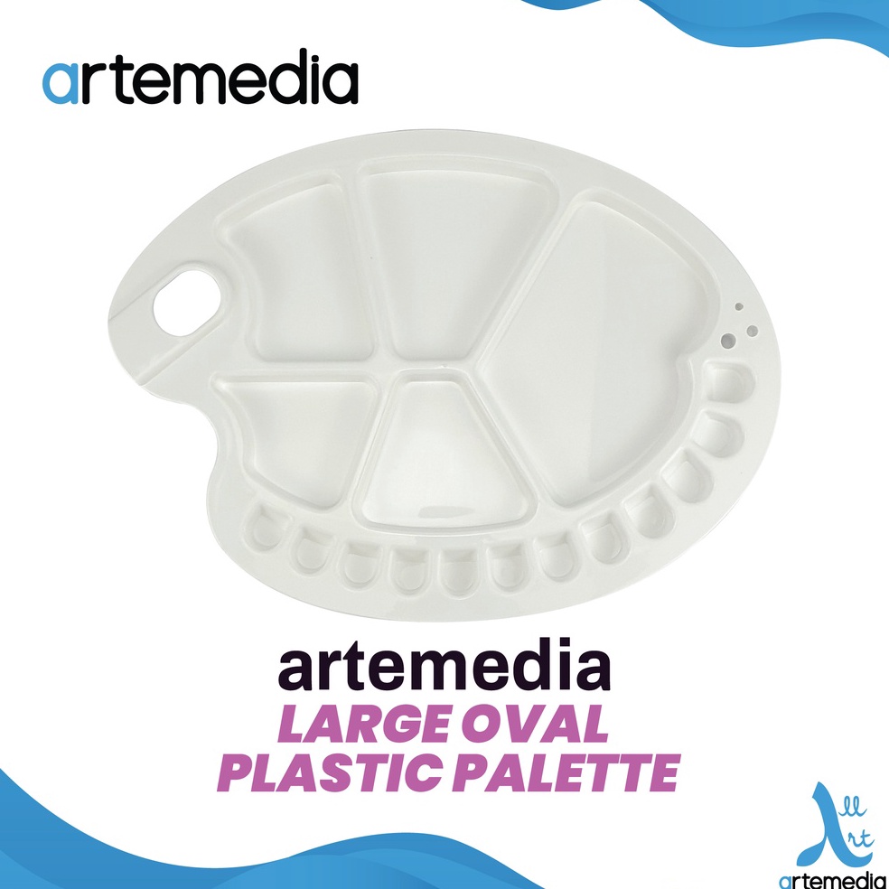 

Produk Trend Palet Lukis Artemedia Oval Plastic Palette 72