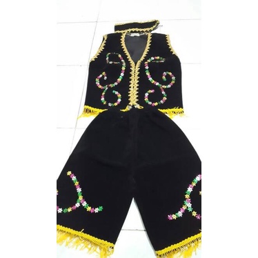 Baju Adat Kalimantan/Dayak Anak Laki - Laki Tk