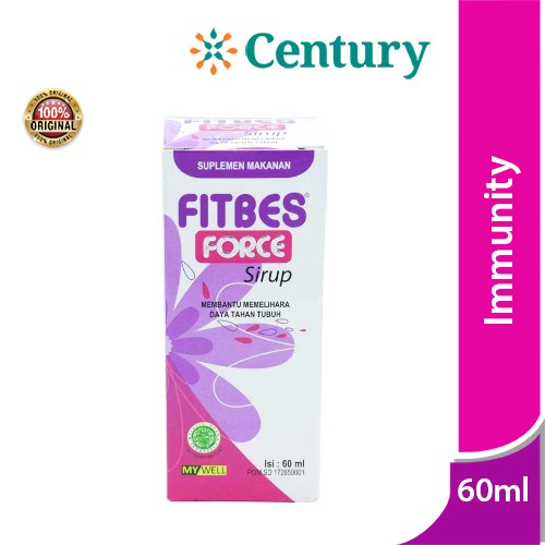 Fitbes Force Sirup 60 ml /Echinacea/Daya tahan tubuh/Suplemen