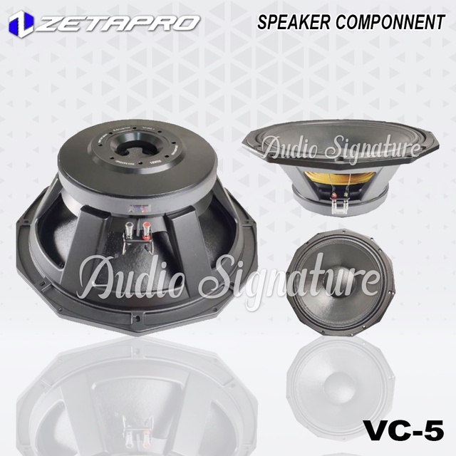Komponen Speaker 18 Inch ZETAPRO 18VC5 | 18 VC5 Original