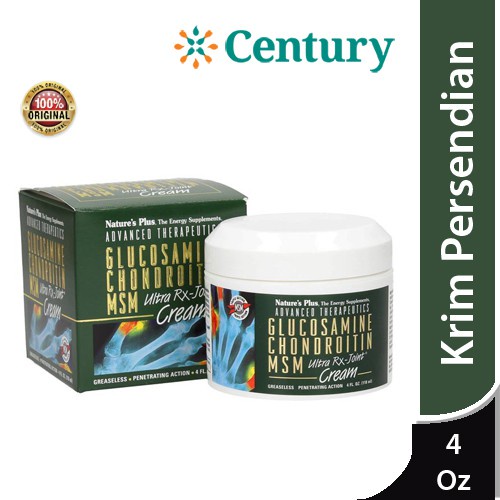 Nature Plus Ultra R/X Joint Cream 4oz / Anti nyeri / Glucosamine cream / Pengapuran / Osteoarthritis