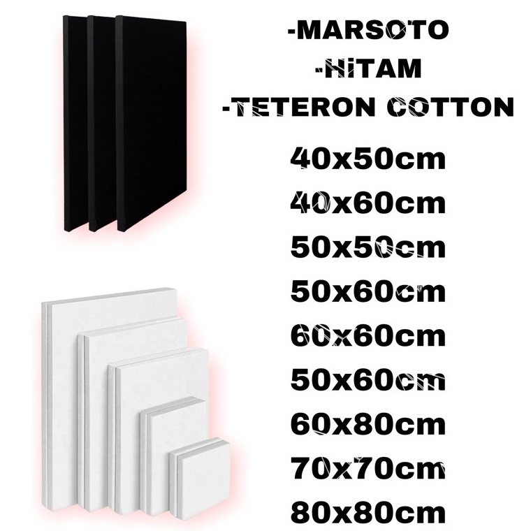 

Stok Baru Kanvas Lukis Besar 40x50cm ~ 80x80cm 84