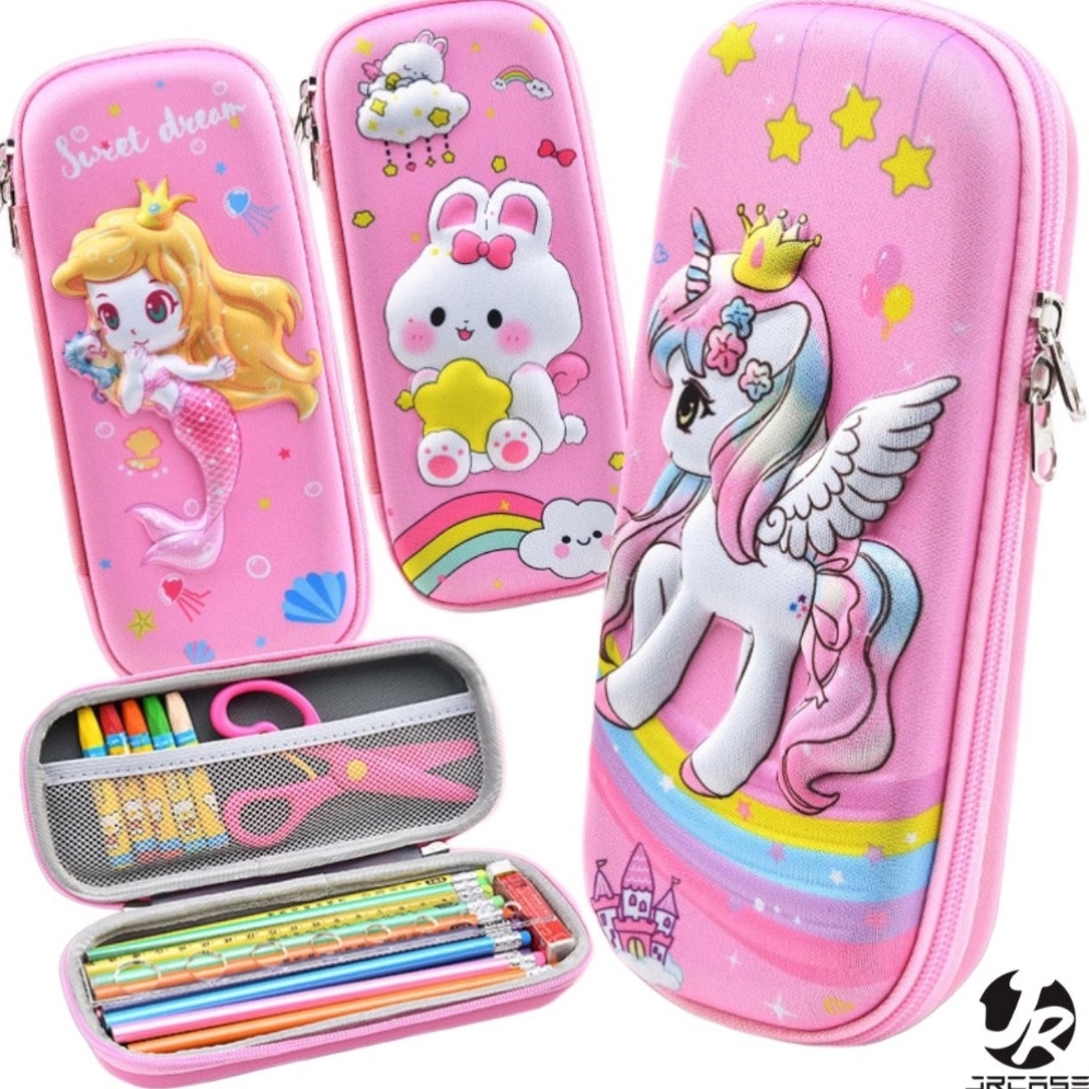

Murah.. JRCASE Kotak Pensil Lucu Anak 3D EVA Cartoon Unicorn Rabbit Nasa Dino Cat Kucing Astronot Space Giraffe Mermaid Jerapa Disney Perempuan Cowok Cewek Tempat Pencil Case Box 4D Keren Kartun Souvenir Gift Hadiah 60