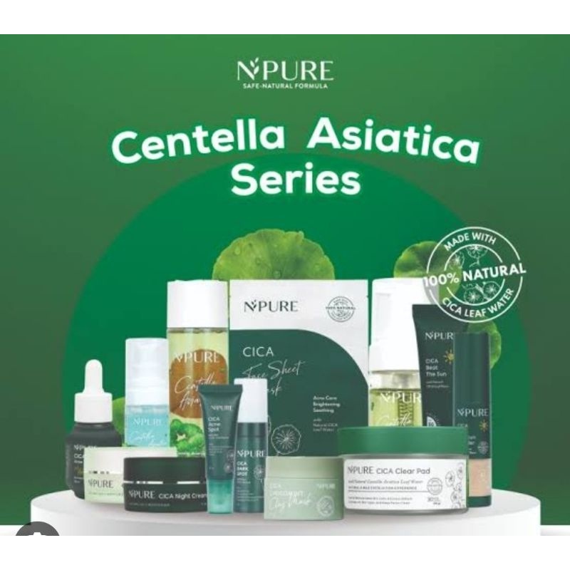 ❤ MiMarket ❤ N'PURE Centella Asiatica | Cica Series | Toner | Essence | Face Wash | Clear Pad Npure