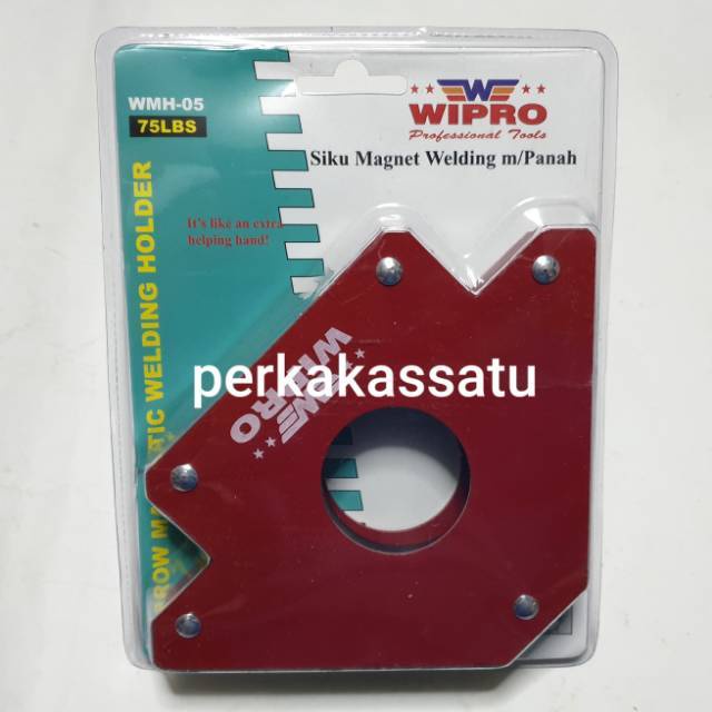 SIKU LAS MAGNET MODEL PANAH 5" WIPRO MAGNETIC WELDING HOLDER ARROW