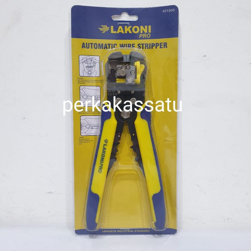 TANG KUPAS KABEL OTOMATIS LAKONI PRO AUTOMATIC WIRE STRIPPER 401800 JETJO TOOLS JETJOTOOLS