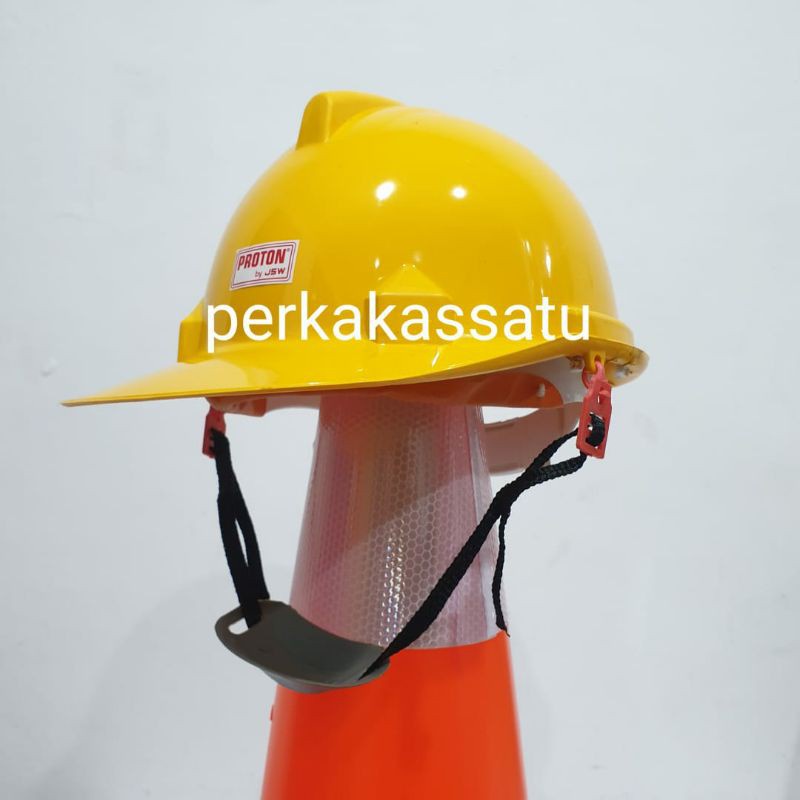TOPI KERJA KUNING PROTON JSW HELM YELLOW KESELAMATAN SAFETY HELMET