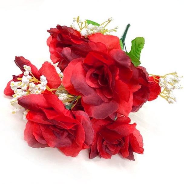 SNHX2889  Bunga Mawar Rose Jepang x7 Dekorasi