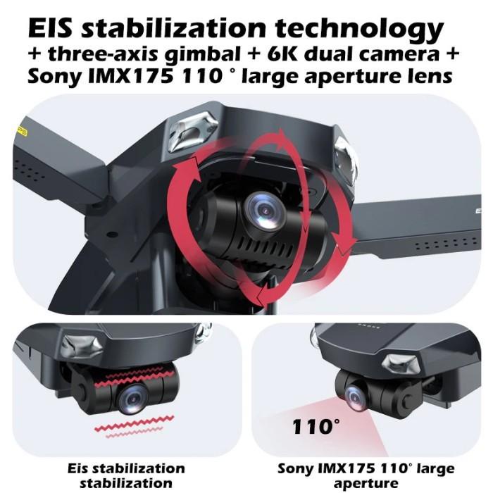 TERLARIS - DRONE JJRC X20 MAX ANTI NABRAK 6K IMX CAMERA 3-AXIS GIMBAL GPS 5G