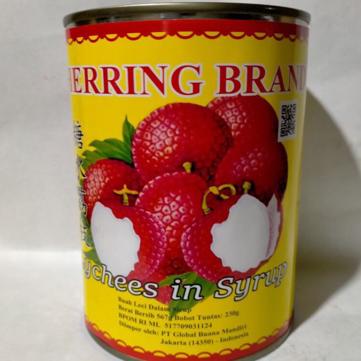 

Pasti Murah Buah LYCHEE HERING BRAND 567gr (buah lychee dalam syrup) Dijual Murah