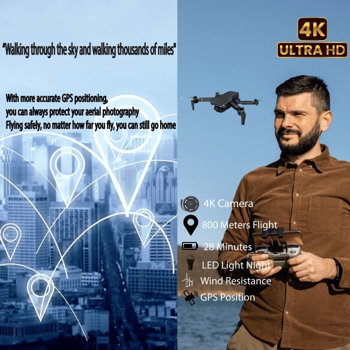 TERLARIS - X3 PRO 4K EIS 28 MIN GPS BRUSHLESS DRONE