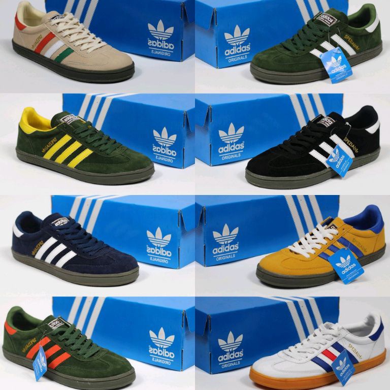 Jangan Ketinggalan order..  SEPATU FASHION GARIS 3 MADE IN VIETNAM. ADIDAS SPEZIAL FRANCIS HITAM PUT