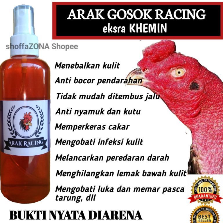 1.1 sale Arak Gosok Racing 100ml Arak Gosok Ayam Aduan Super