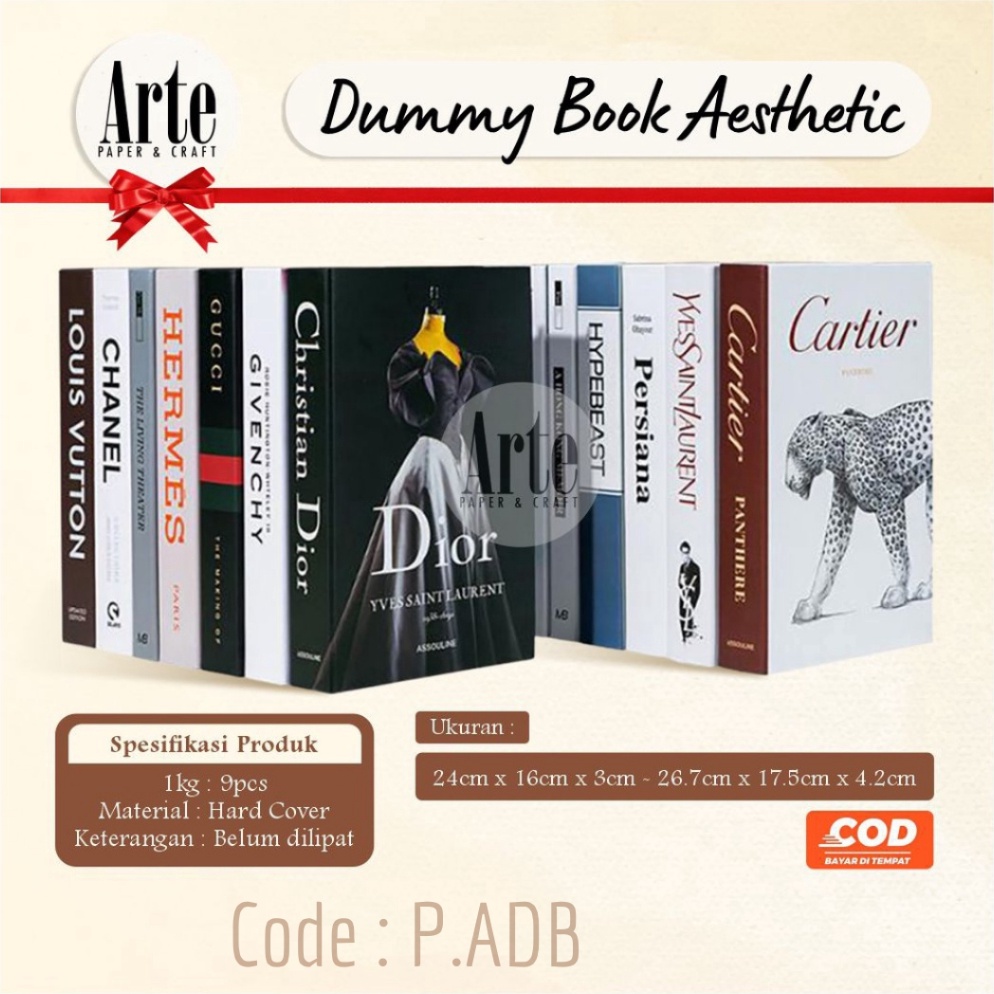 Barang kerenWw3W7 Dummy Book Aesthetic Pajangan Buku Palsu Properti Foto Dekorasi Hiasan Kamar Kanto