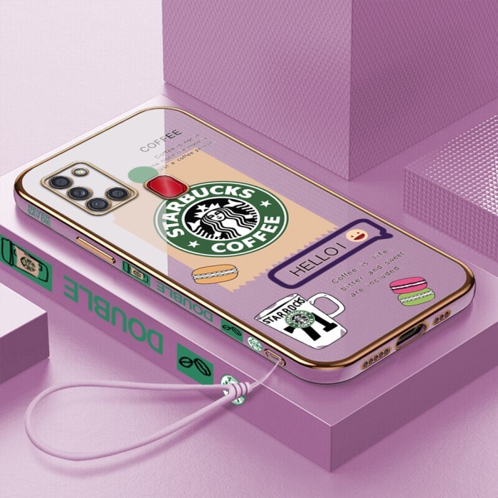 Produk Unggulan Case Casing Hp Samsung Galaxy A20S A21S A30S A50S A70S Starbucks Diskon