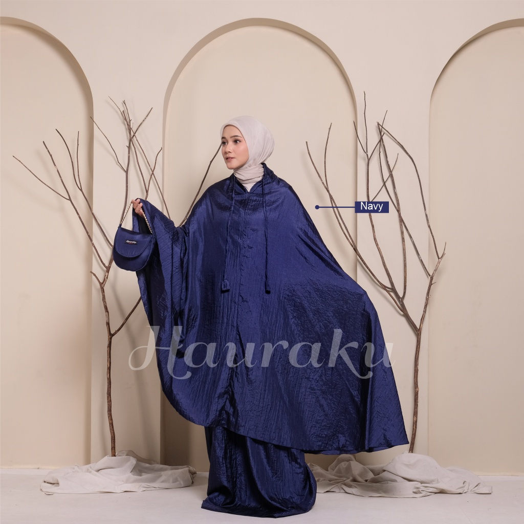 Mukena Parasut Hauraku Mukena Traveling Dewasa Jumbo