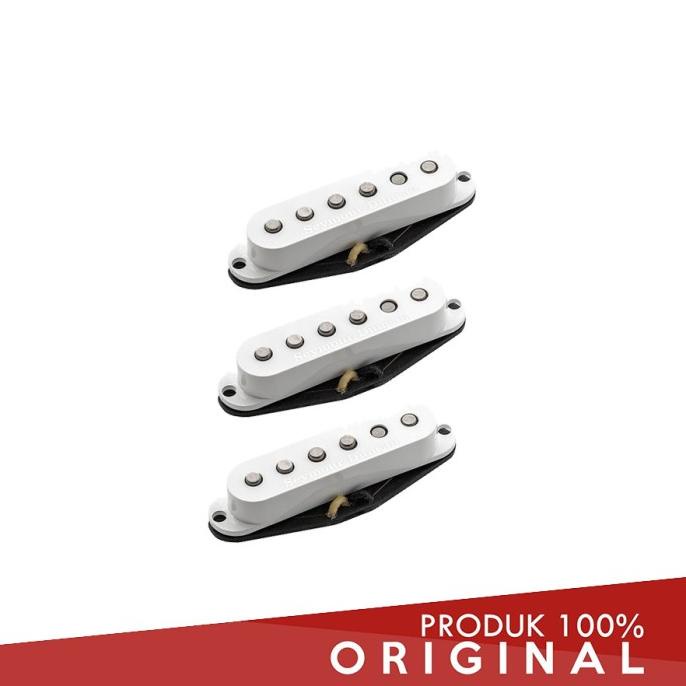 Seymour Duncan Pickup Gitar Single Coil Ssl-1 Vintage Staggered Set Original