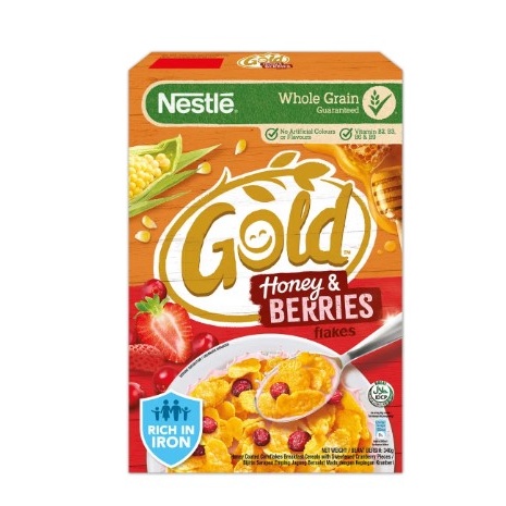 

Nestle Cereal Honey Gold Cornflakes - 370Gr