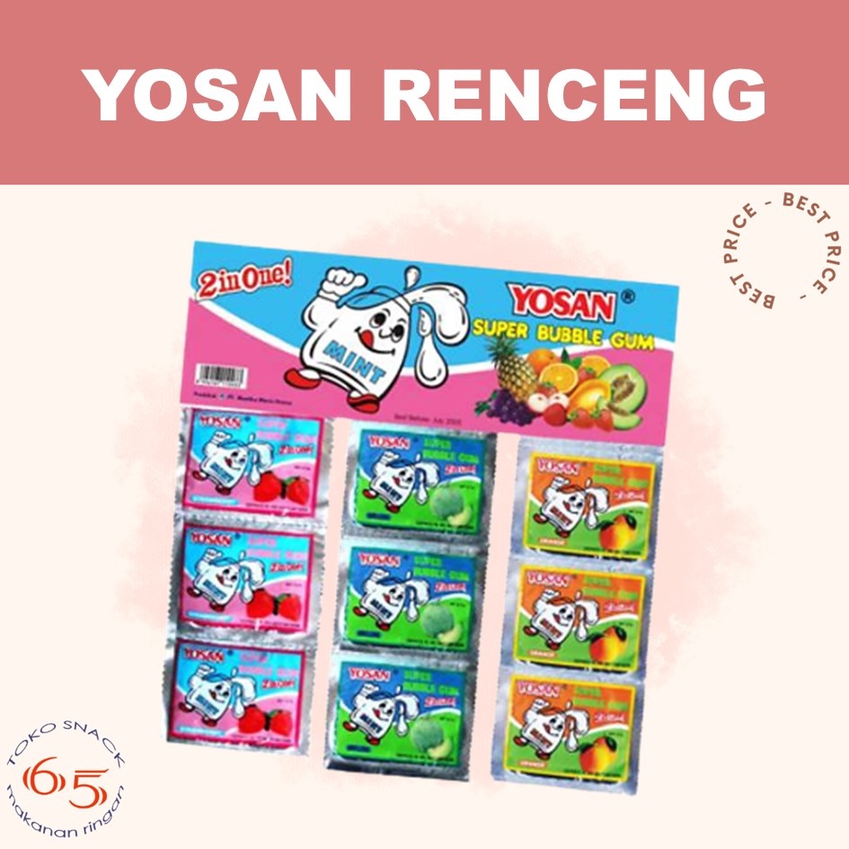 

Yosan Renceng 24. Permen Karet. Pak