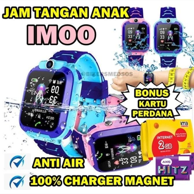 Jam Tangan Anak Smart Watch / Jam Imo Q12 Bisa Berenang Anti Air /Aimo
