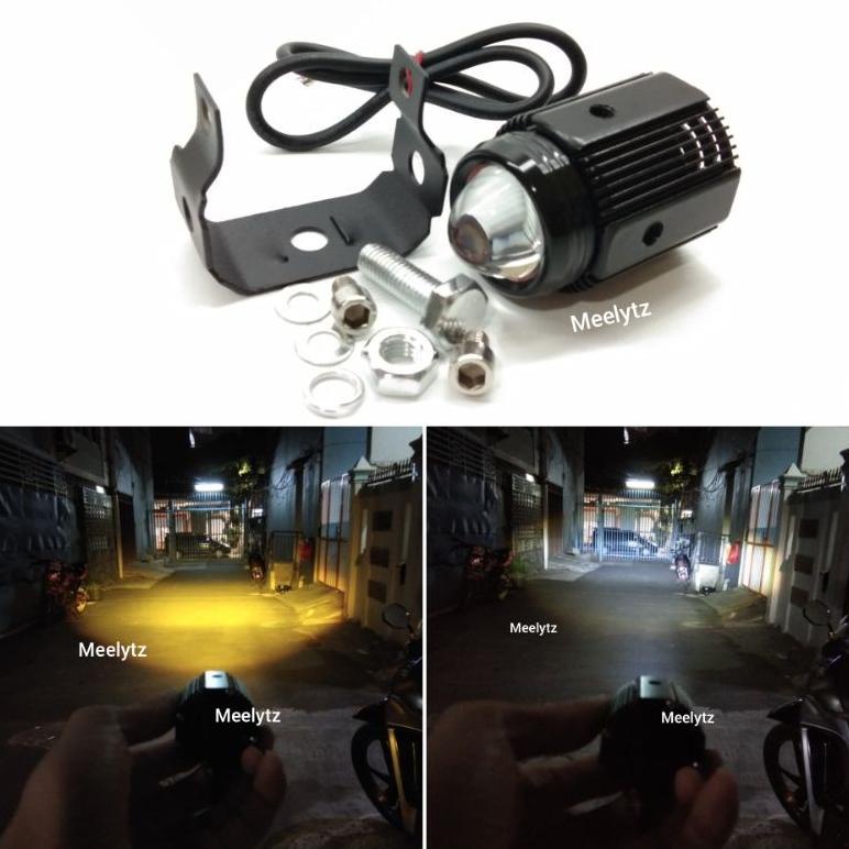 Ibright Grade A Dijamin Terang Lampu Tembak Laser Led D2 Mini 2 Warna High Low Putih Kuning Waterpro