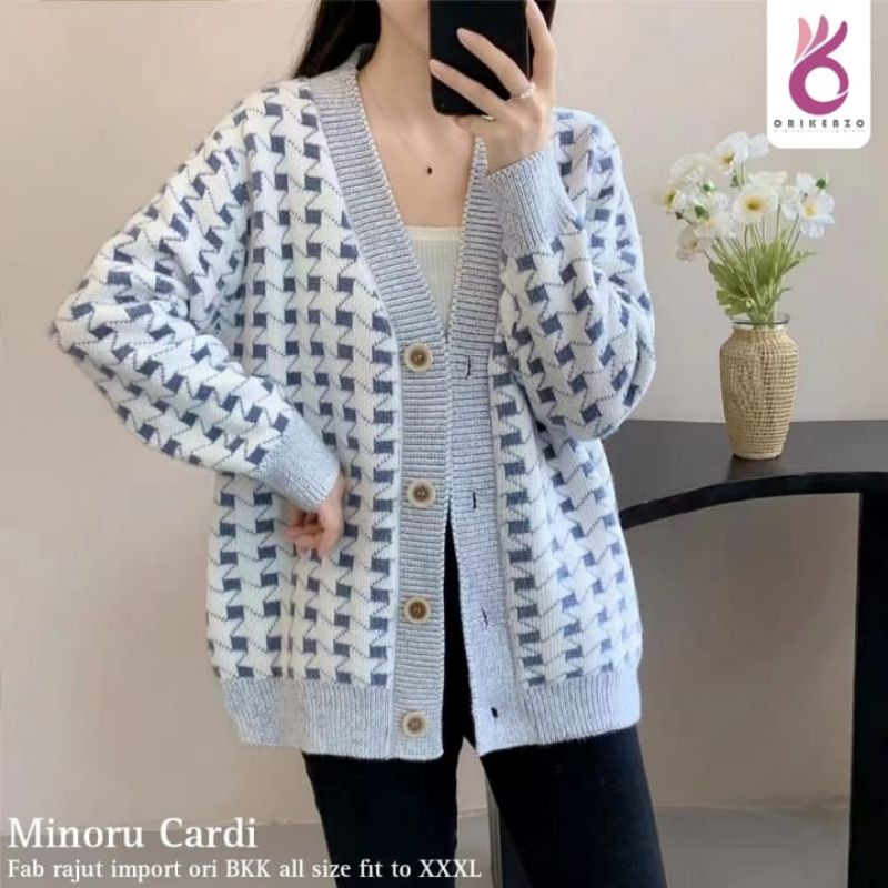 MINORU CARDI/ OUTER ROMPI RAJUT IMPORT PREMIUM ORI KENZO