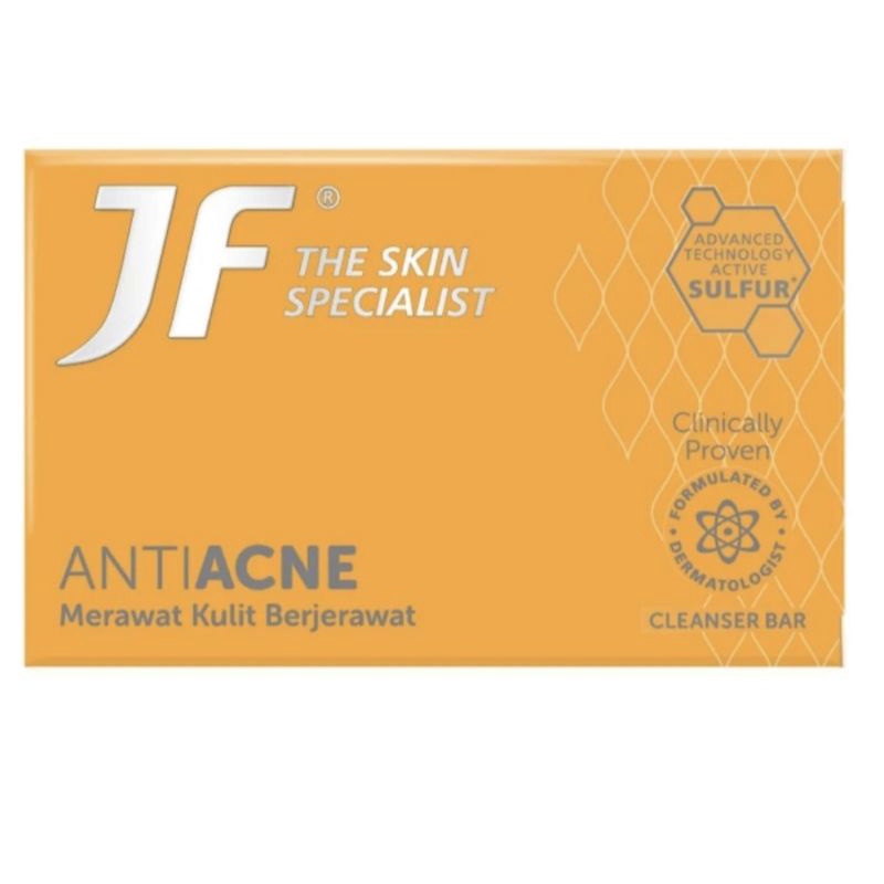 JF Sulfur Cleanser Bar Soap Sabun Batang Pembersih Wajah 65 gr