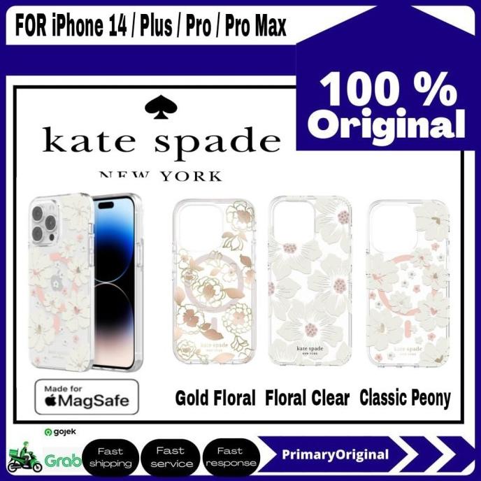 Original Case Magsafe iPhone 14 Pro Max Plus Kate Spade Casing Promax