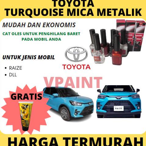 CAT MOBIL TOYOTA RAIZE BIRU..TERMURAH