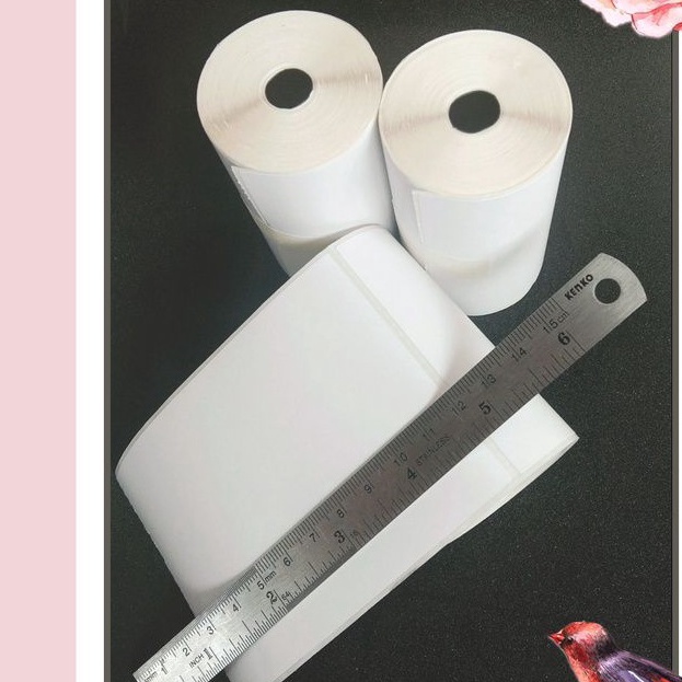 

[U2»/D➸] LABEL THERMAL STICKER 80X100 MM UNTUK PANDA PRJ-80BL MOBILE PRINTER- amanaah!