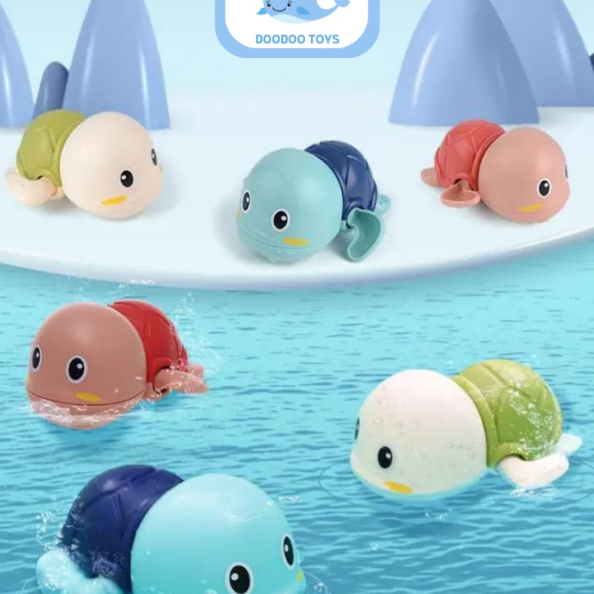 [6S☼N.♪> Mainan Kepiting Berenang - Mainan Mandi Bayi Kepiting - Mainan Duck Dolphin Berenang - Main