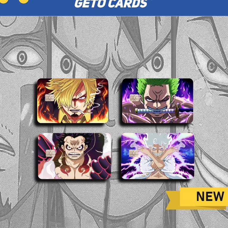 

[㊚-DWB☎] Stiker Sticker Skin Kartu Atm Anime One piece Special Hologram | GETOCARD GETO CARDS / siapp.dikirim!