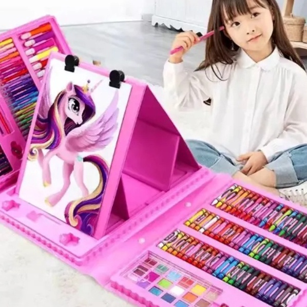 

[I-J➛♥P] Crayon Art Set Colouring Box/ Krayon Lengkap/ Set Mewarnai- amanaah..!