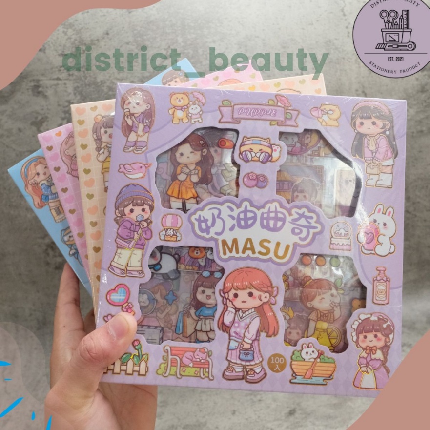 

(☛ S✯HC] 100lembar stiker masu MOMO TEA TIME STIKER TRANSPARAN ALL KARAKTER STIKER ANTI AIR VIRAL TERMURAH/ banyak diminati..!