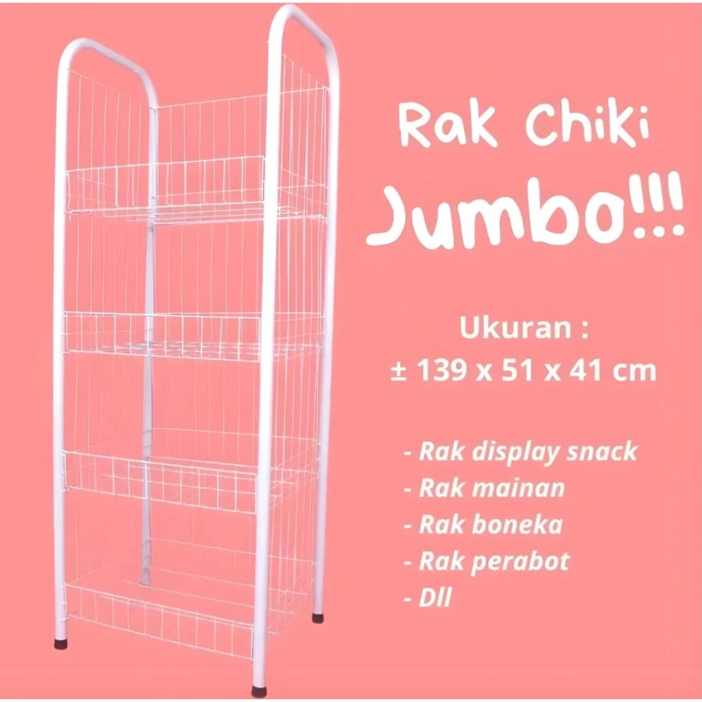 RAK CIKI / RAK SERBAGUNA / RAK SNACK / RAK BONEKA