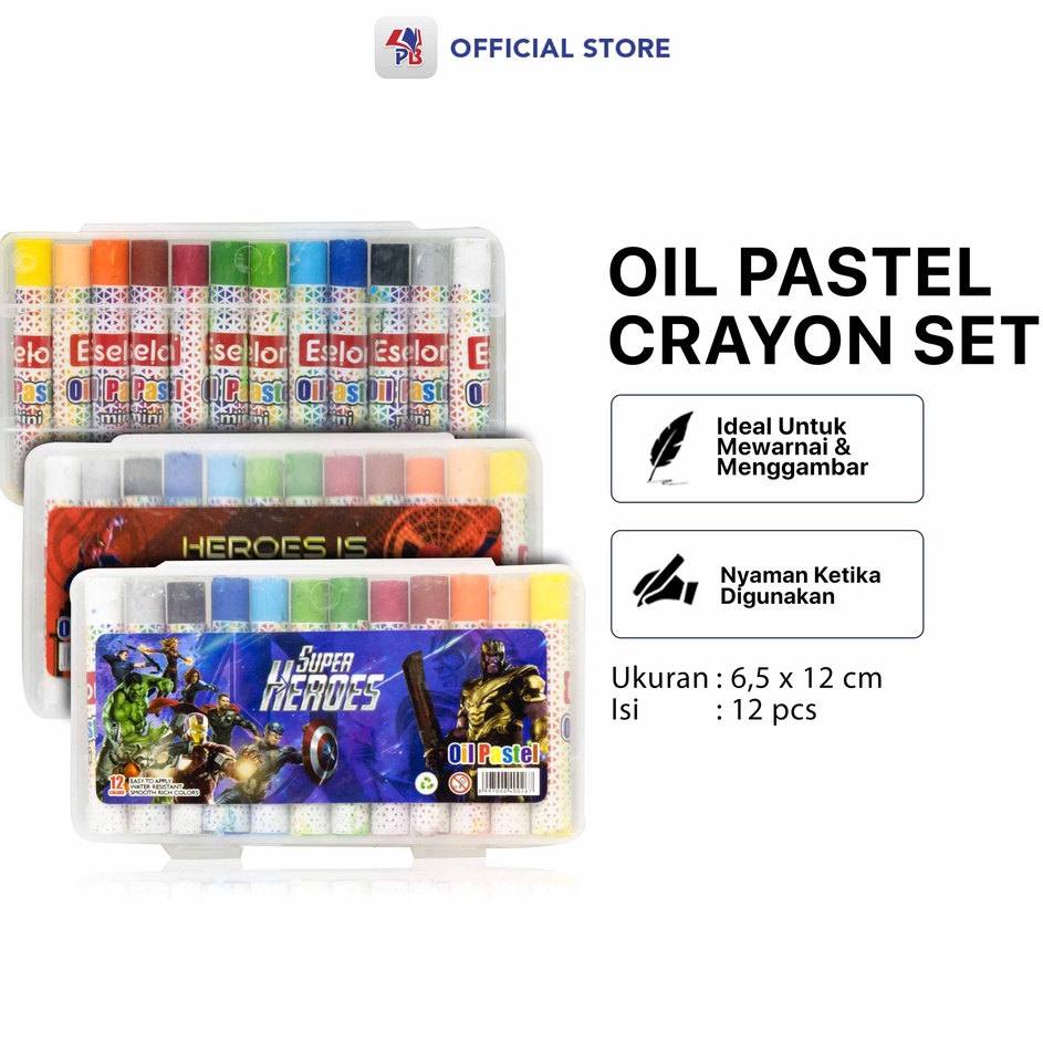 

✸Pasti Murah✣☈ AYQ89 Crayon / Crayon Set / Crayon Anak / Crayon Eselon 12 Macam Warna dan Karakter Lucu M43 ✲Super Promo