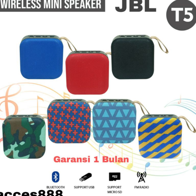 Harga Murah.. Speaker Bluetooth JBL T5 Speaker JBL T5 Speaker Mini Bluetooth