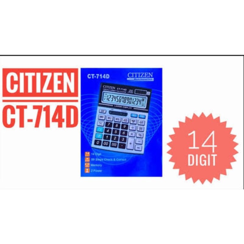 

KALKULATOR CITIZEN CT-714D