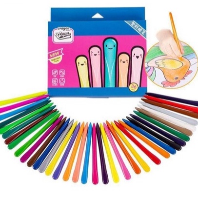 

[♥Z/Lご2) High Quality Crayon Lab Non Toxic Crayon Triangular Crayon Lab Triangle Crayon Plastik Anti Air Anti Kotor/ terviral.
