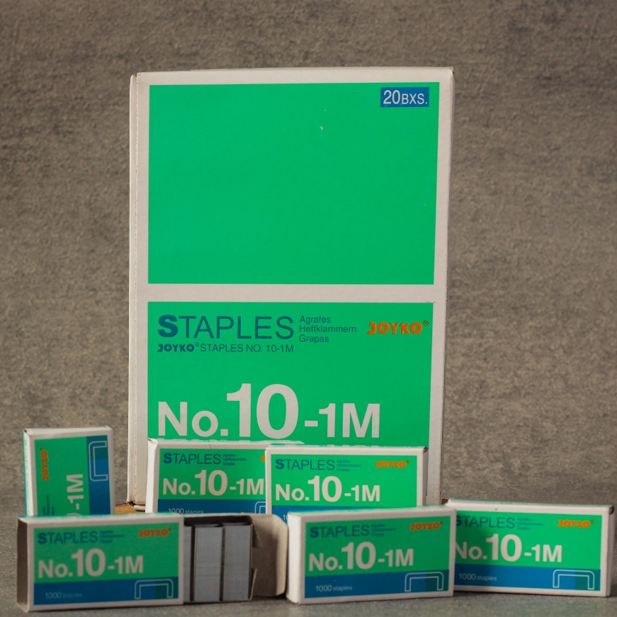 

(㊚OL/J❦) (10 Box) Isi Staples No.10 Joyko -super.keren.