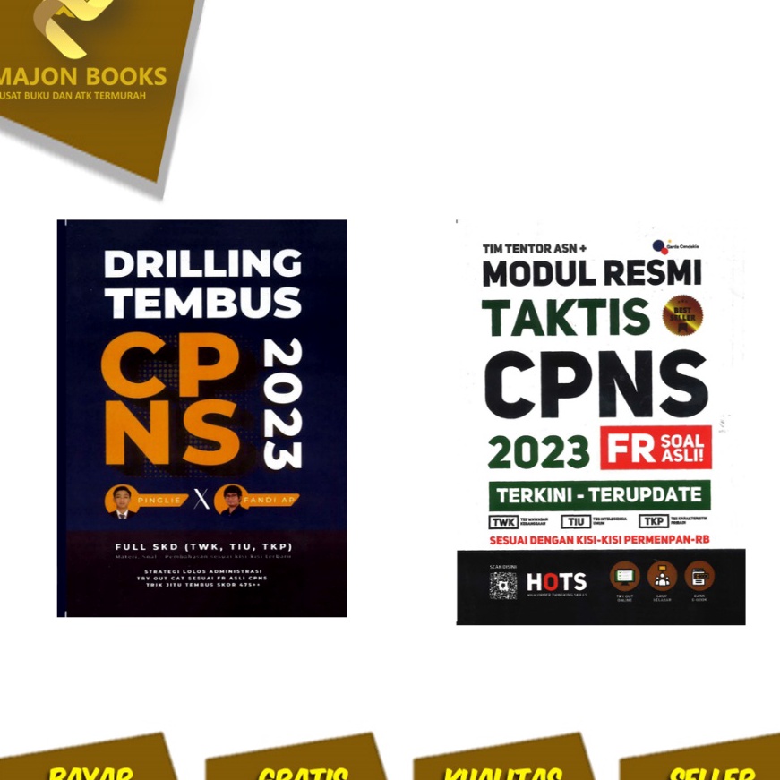 

(DJ◆/W❦] Modul Resmi Taktis & Drilling Tembus CPNS 2023 ( Paket 2 buku)- paaling.laris!