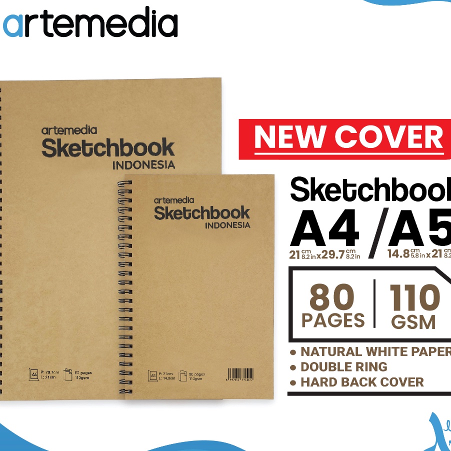 

[❦ A❣SZ] Buku Sketsa Artemedia Sketchbook Wired A5 A4 Craft Cover Jilid Spiral- berrkualitas!