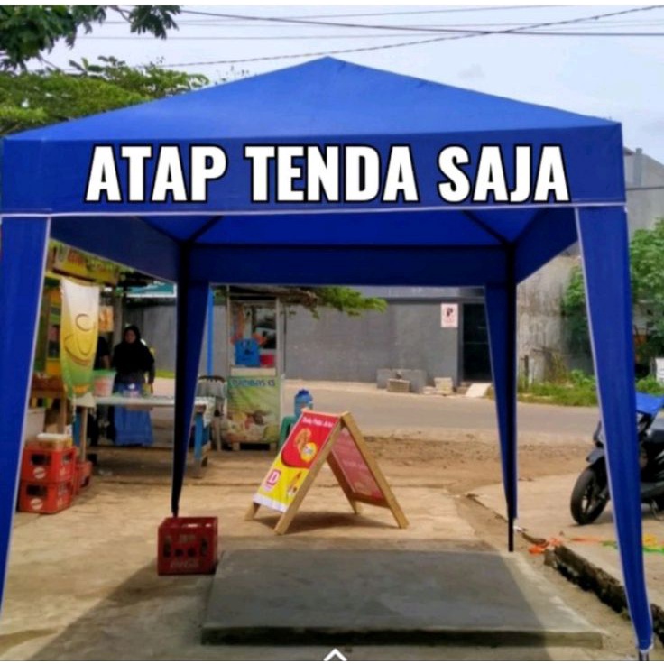 ¯ me JUAL ATAP TENDA SAJA UKURAN 2x2 dan 2x3 WATERPROOF SISTEM BONGKAR PASANG ✥