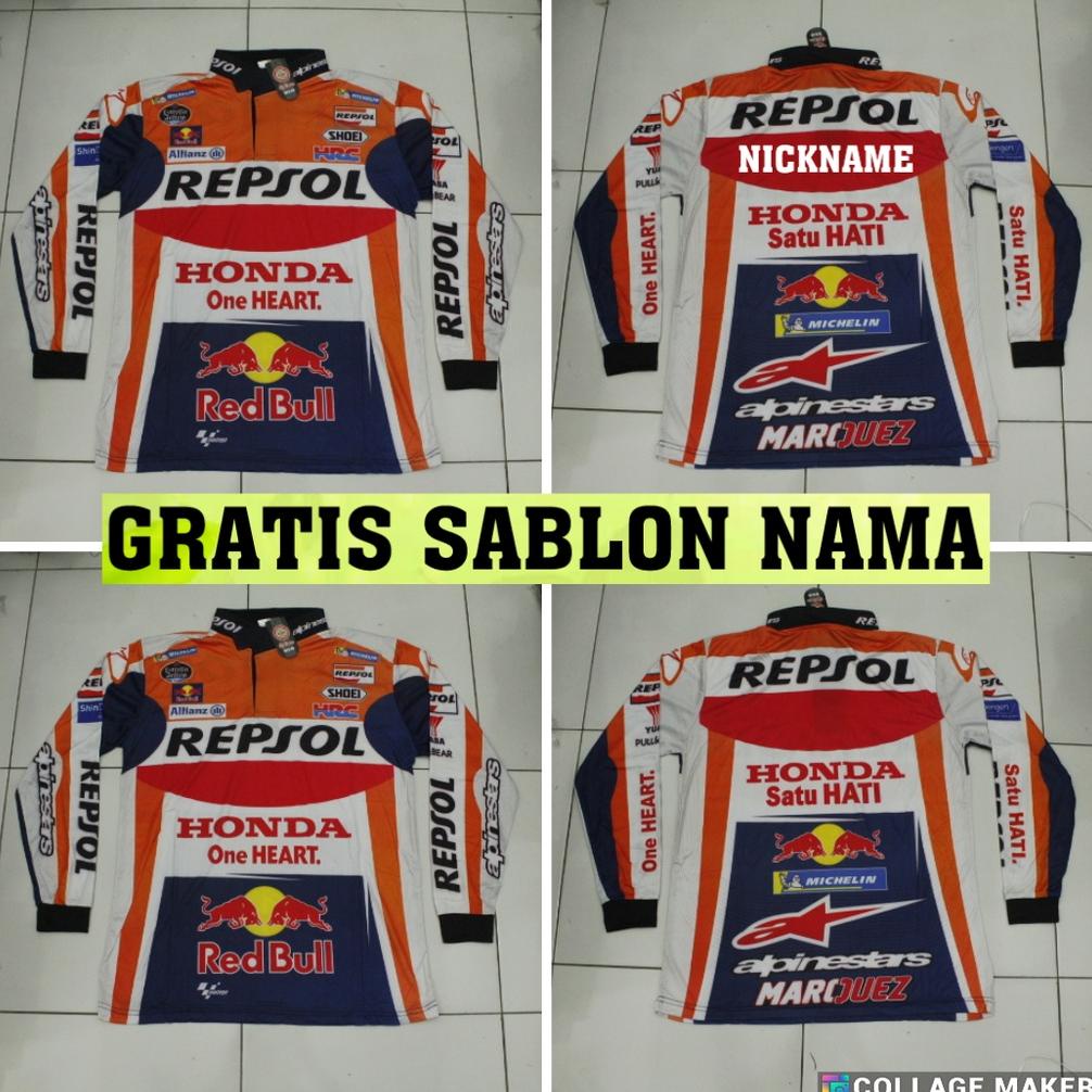 Cod Baju Olah Raga /Baju Motor Cross/Baju Jersey Sepeda Dewasa Lengan Panjang New 