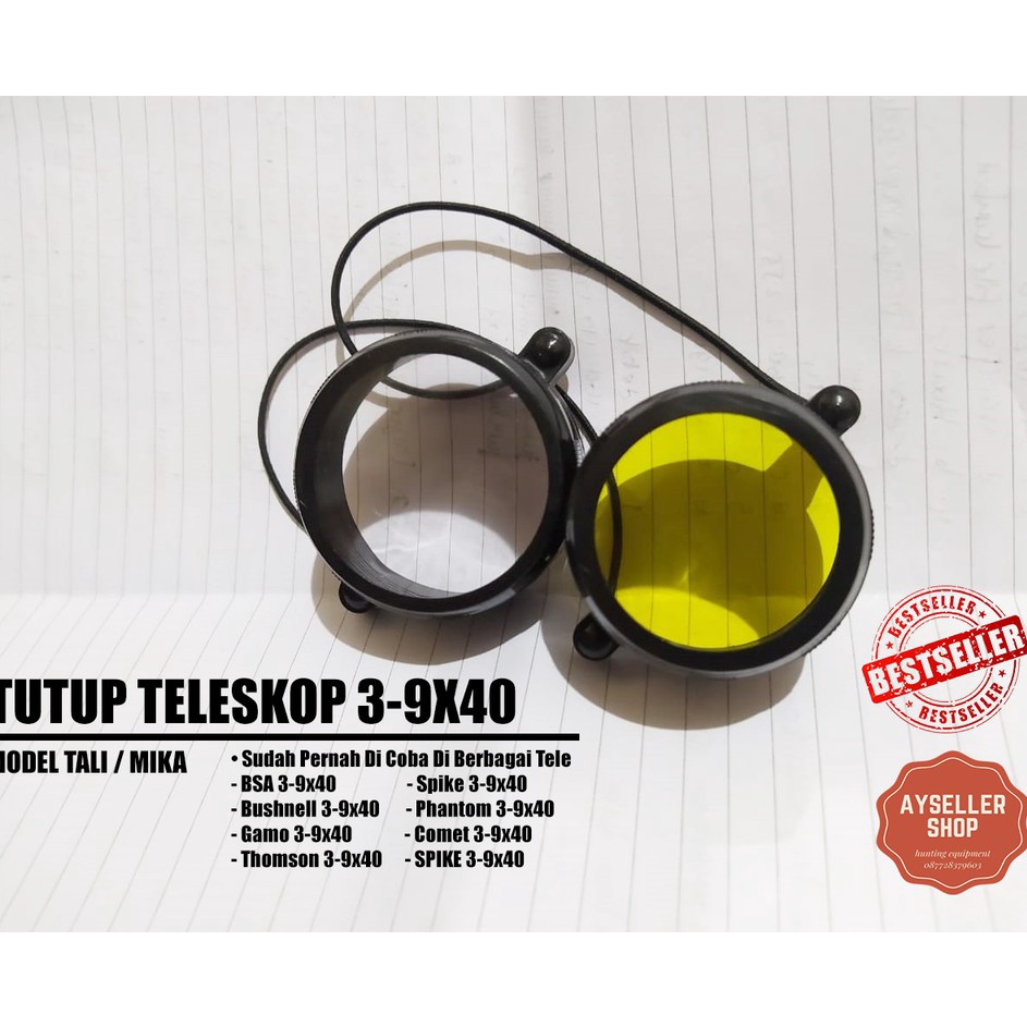 ¯VYA TUTUP TELESKOP / TUTUP TELESCOPE / TUTUP TELE 3-9X40 ORIGINAL m Kualitas Premium ★★★.