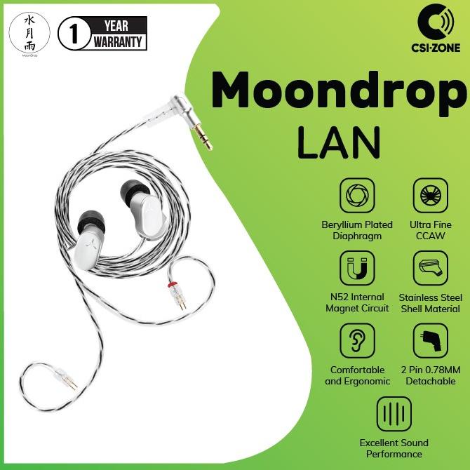 Moondrop LAN 10MM Beryllium Plated Diaphragm In Ear Monitor Earphone