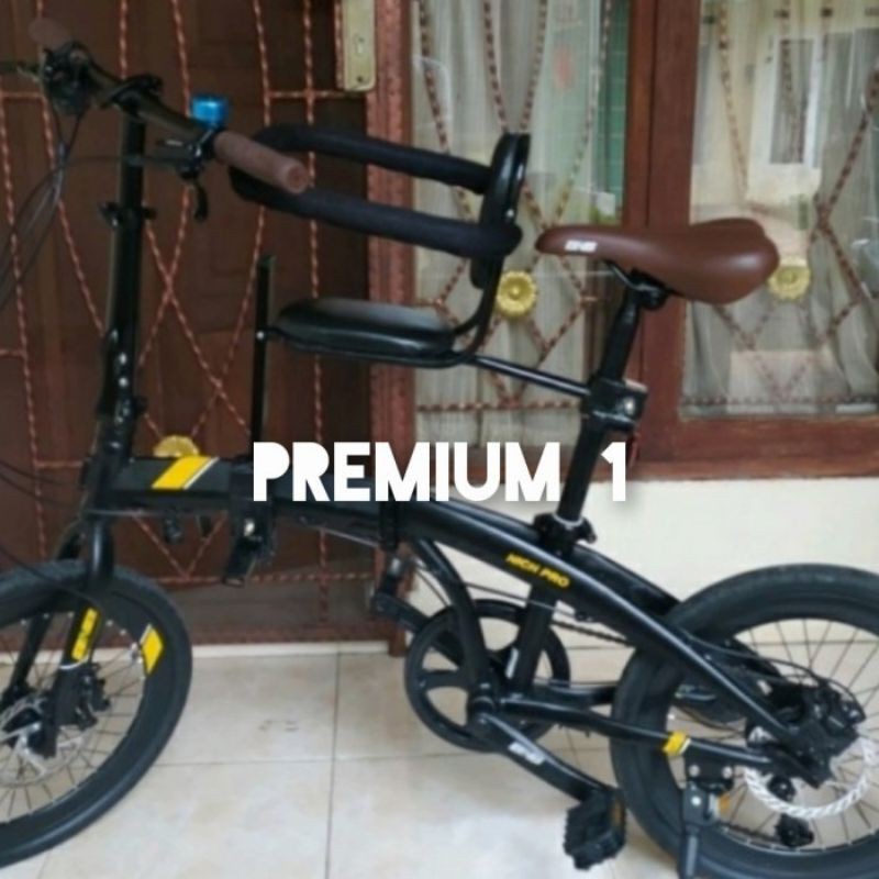 ' boncengan depan sepeda lipat/ boncengan sepeda mtb/boncengan sepeda anak depan