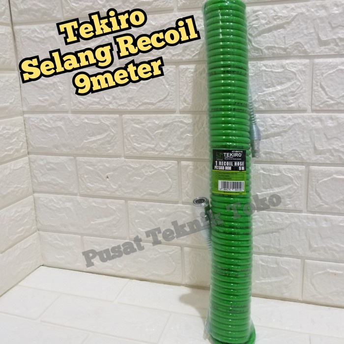 SELANG SPIRAL KOMPRESOR TEKIRO 9METER / SELANG RECOIL TEKIRO 9 METER