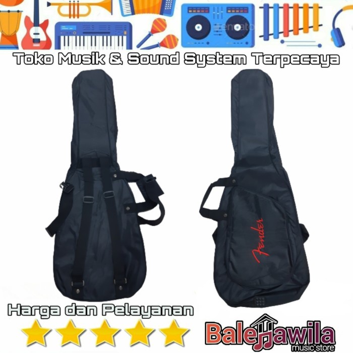 Terlaris Tas Gitar Elektrik Fender Bagus Gigbag Gitar Elektrik Fender